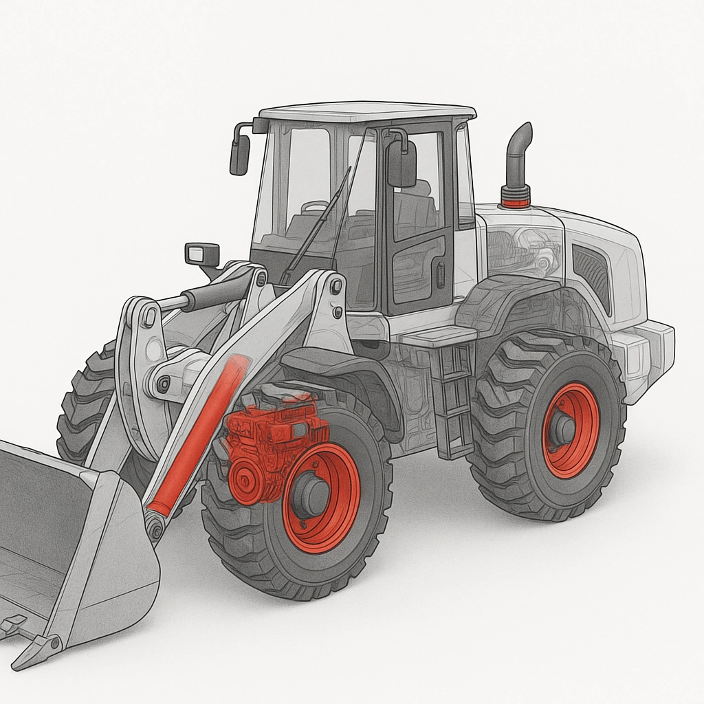 Engin TP avec alternateur