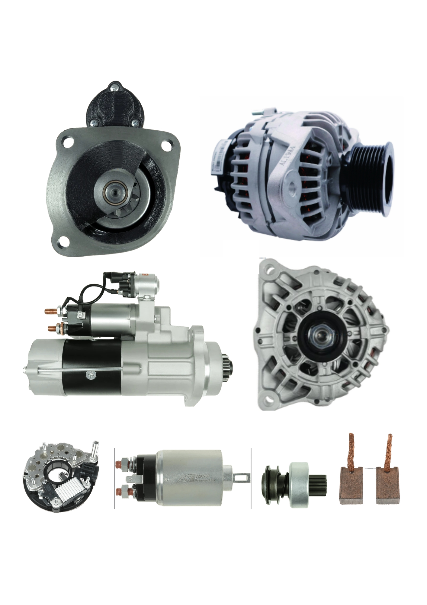 Alternateur et démarreur